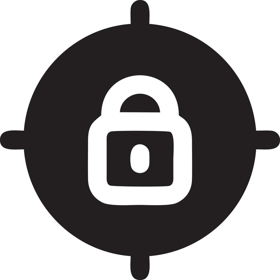 Lock security icon symbol vector image. Illustration of the key secure access system vector design. EPS 10