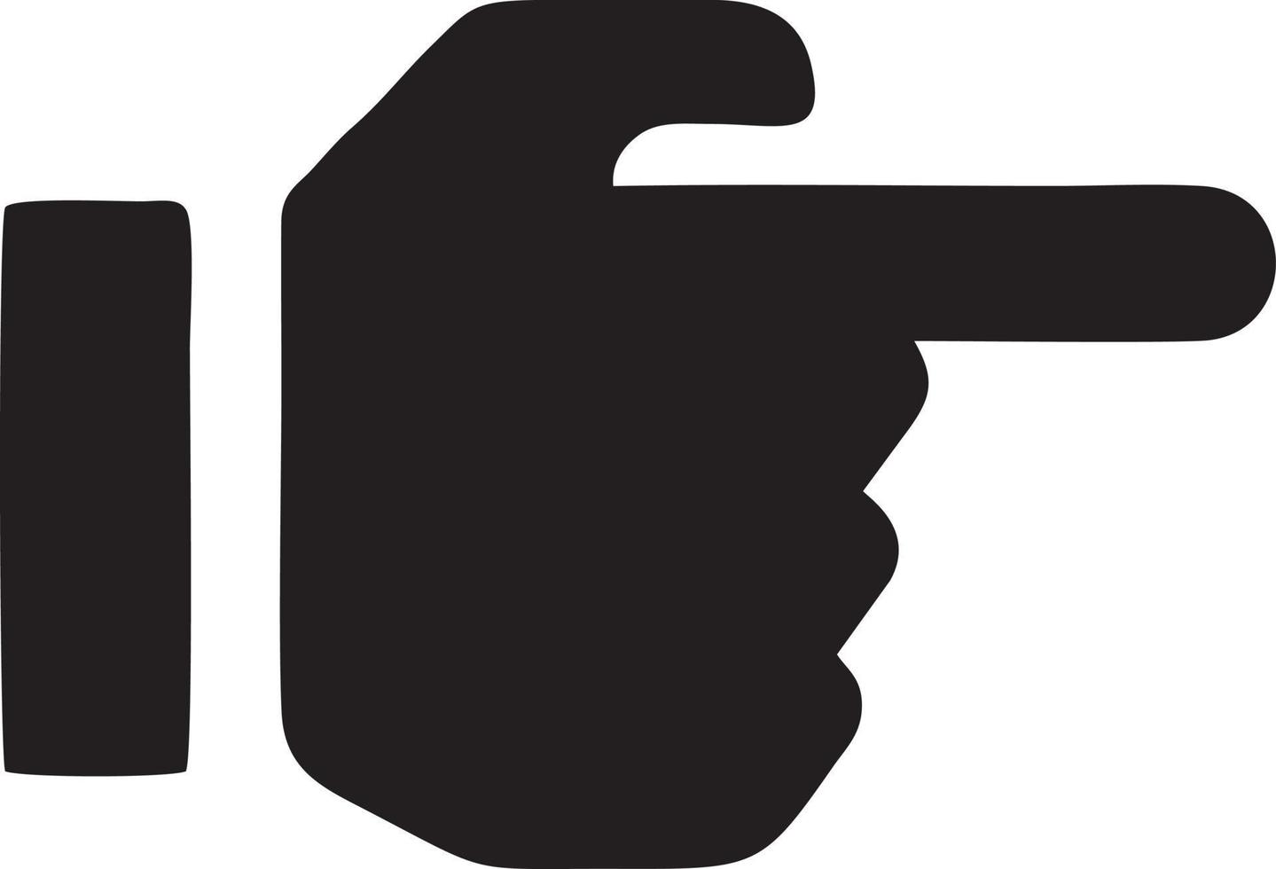 Hand icon symbol vector image. Illustration of the isolated finger hand touch human design. EPS 10
