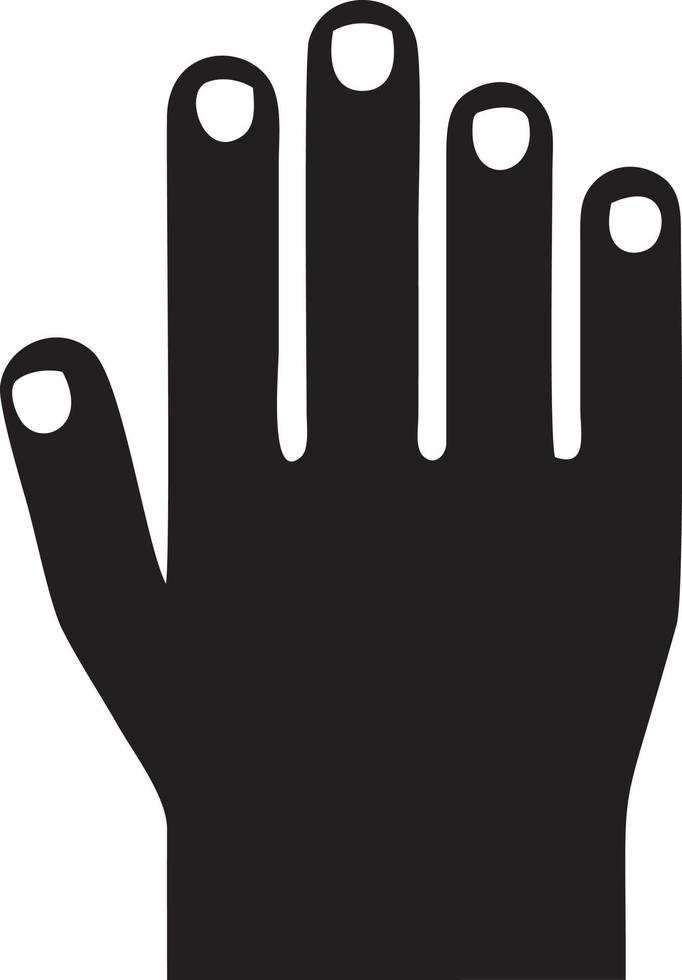 Hand icon symbol vector image. Illustration of the isolated finger hand touch human design. EPS 10