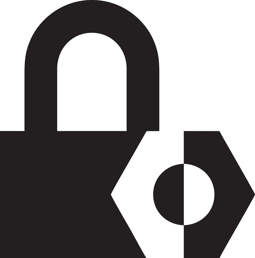 Lock security icon symbol vector image. Illustration of the key secure access system vector design. EPS 10