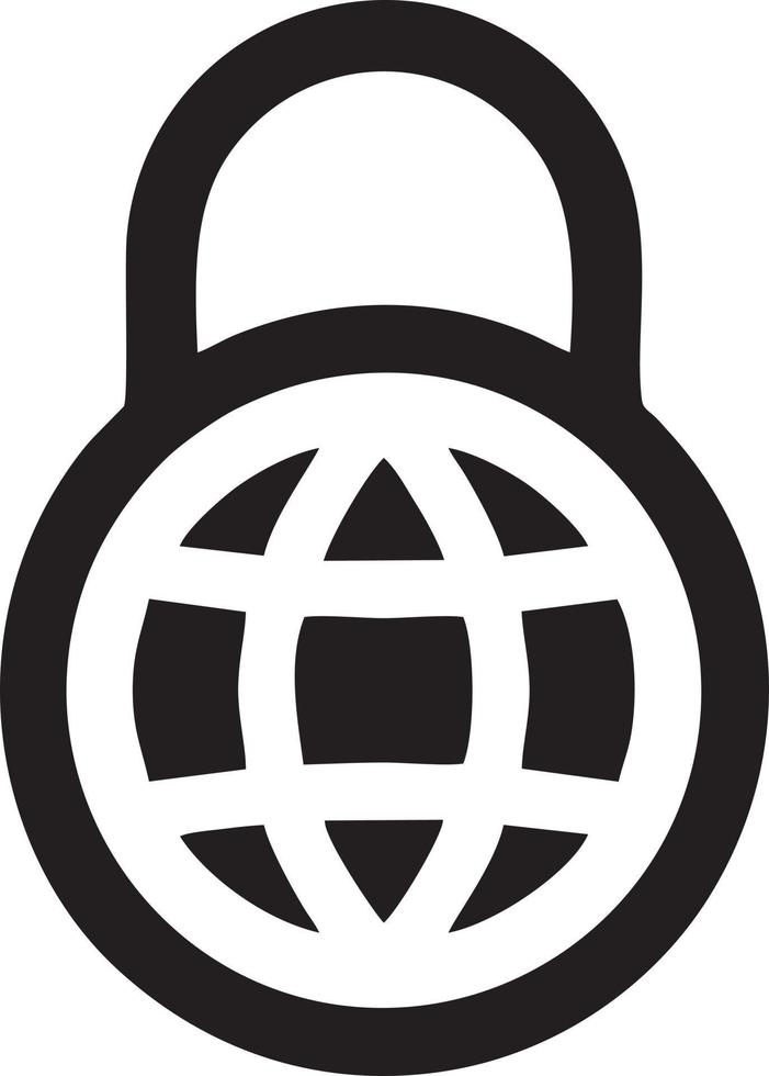Lock security icon symbol vector image. Illustration of the key secure access system vector design. EPS 10