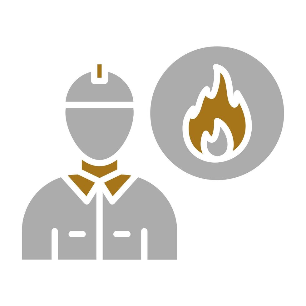 Firefighting Unit Vector Icon Style