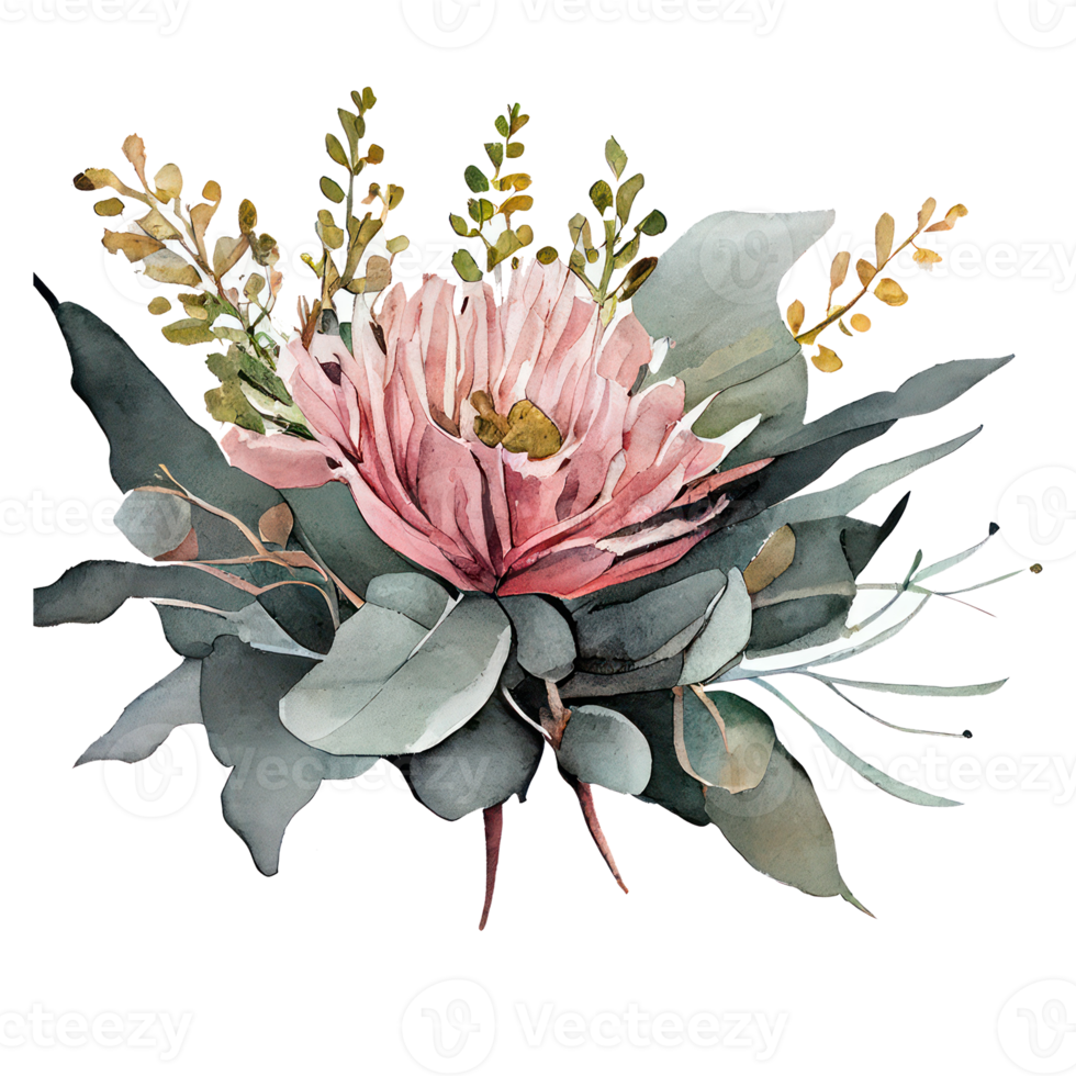 aquarel bloem illustratie png