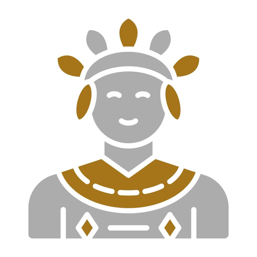 Shaman Vector Icon Style