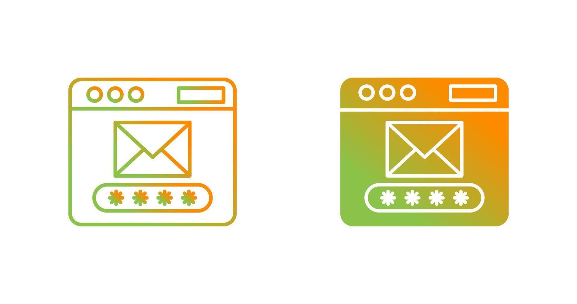 Mail Code Vector Icon