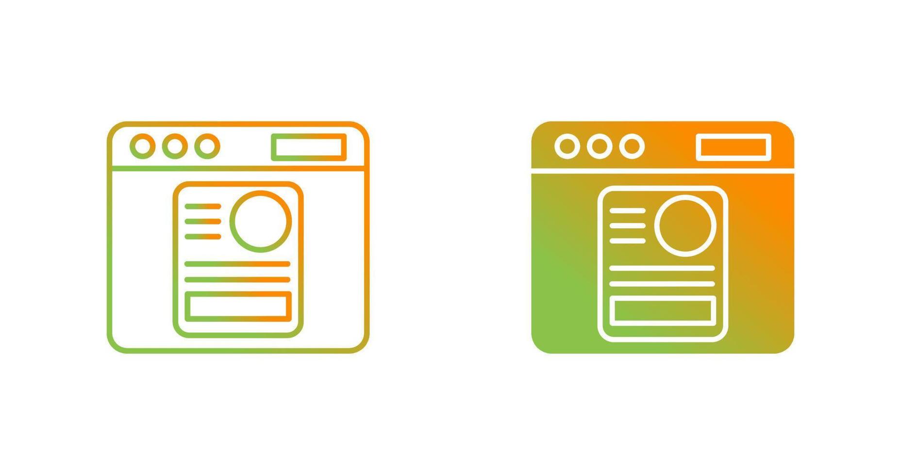 Blog Vector Icon
