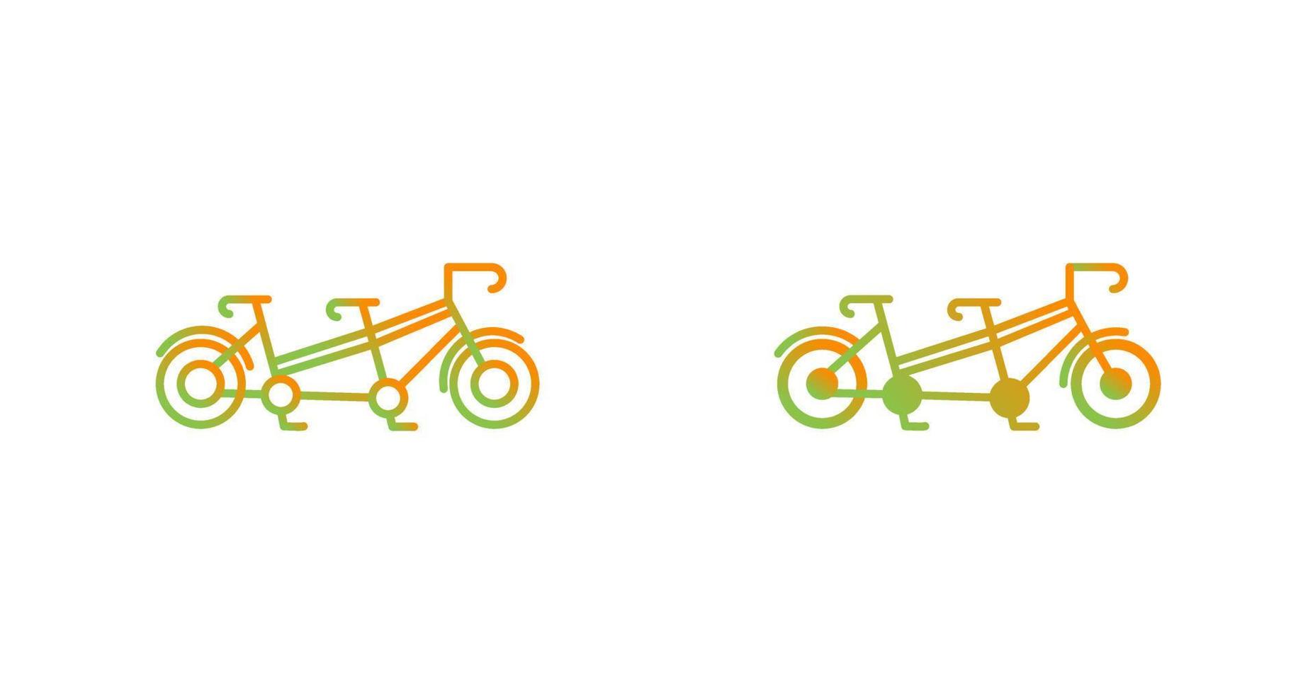 Tandem Vector Icon