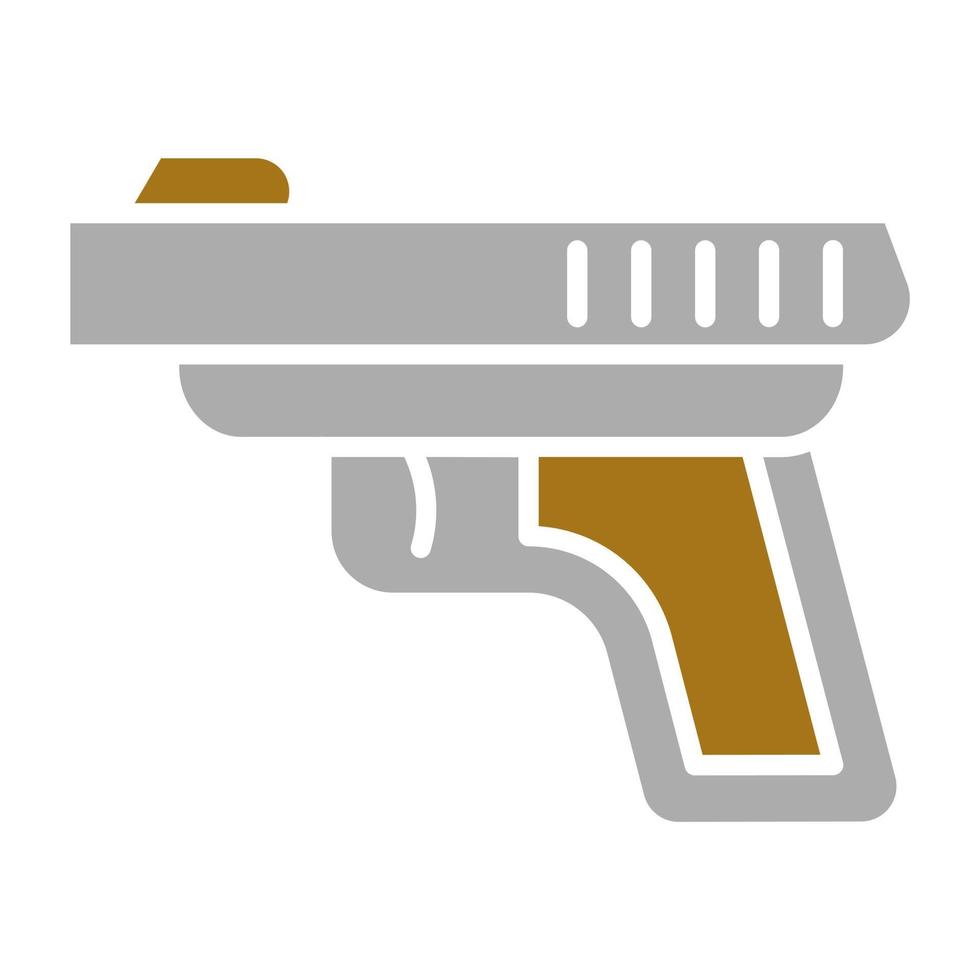 pistola vector icono estilo