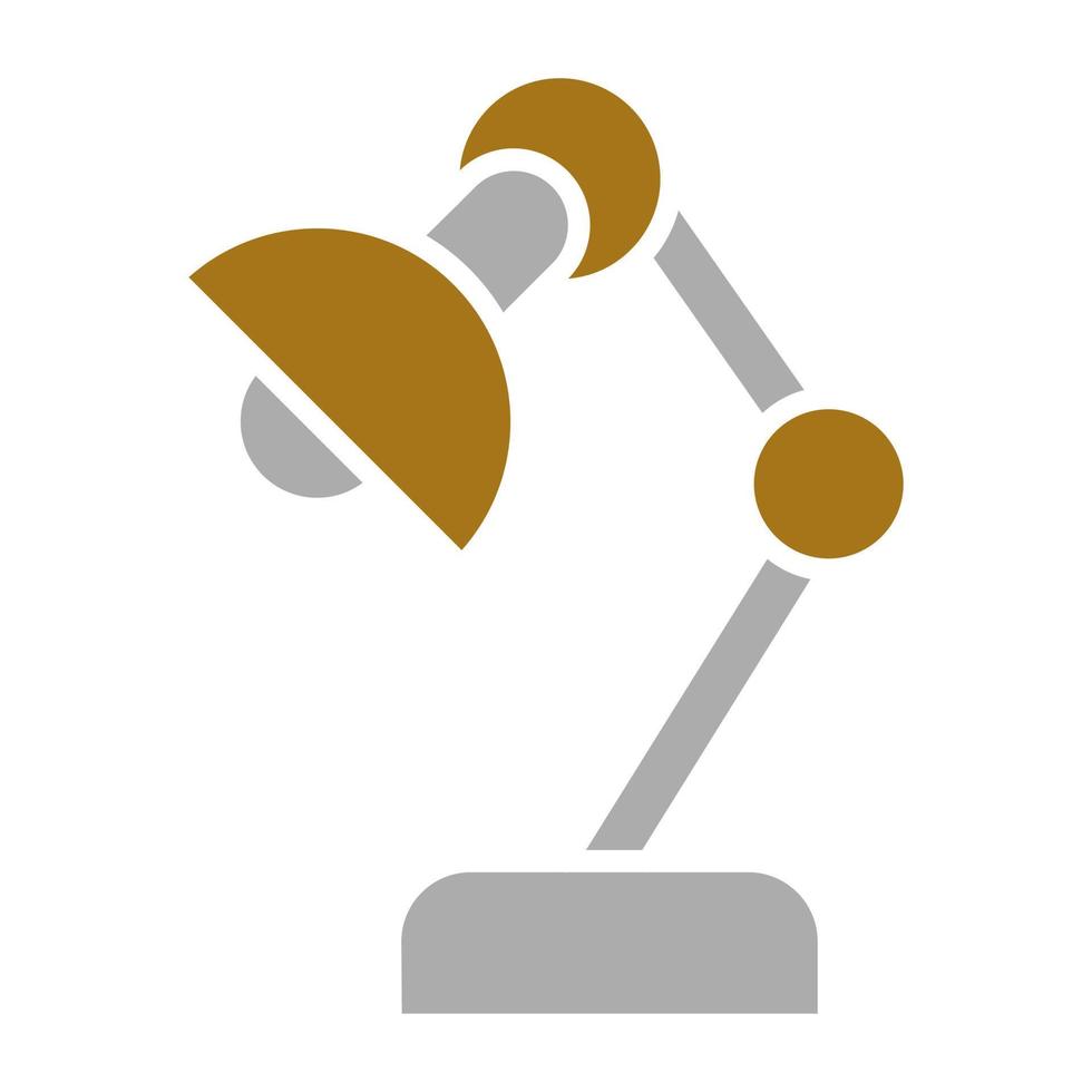 Desk Lamp Vector Icon Style