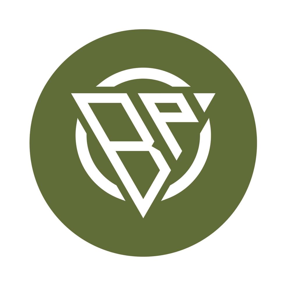Creative simple Initial Monogram BP Logo Designs. vector