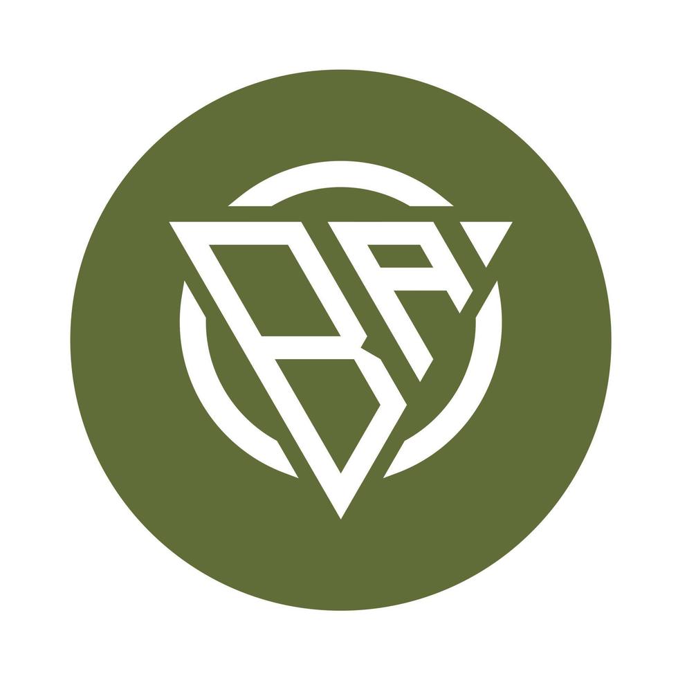 Creative simple Initial Monogram BA Logo Designs. vector