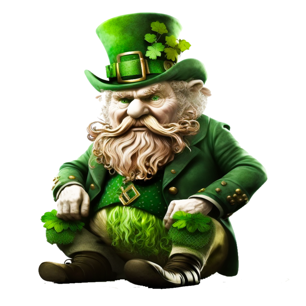 St Patrick's Day Gnomes Clipart icons png