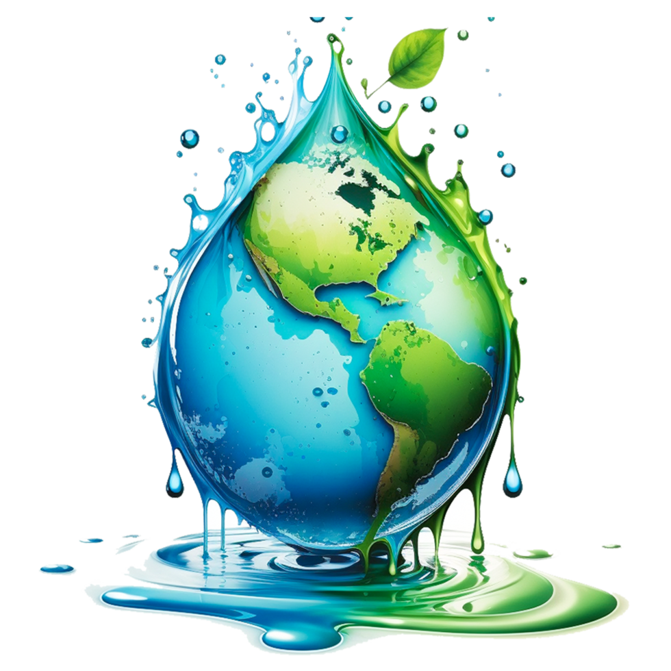 World water day free illustration png