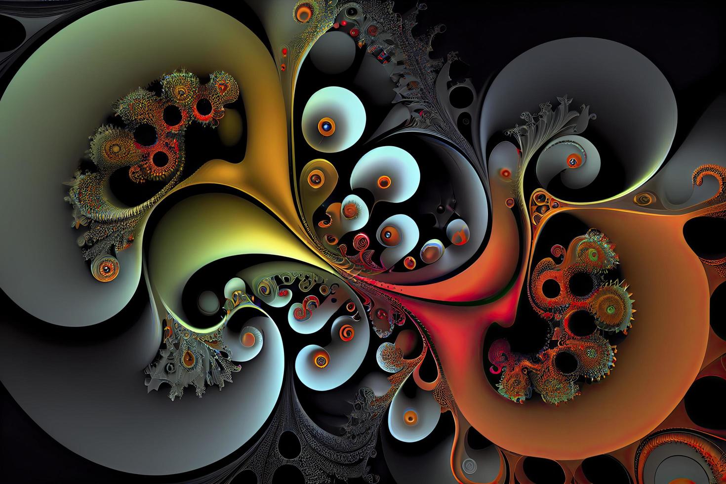 stereo colors, fractal40a photo