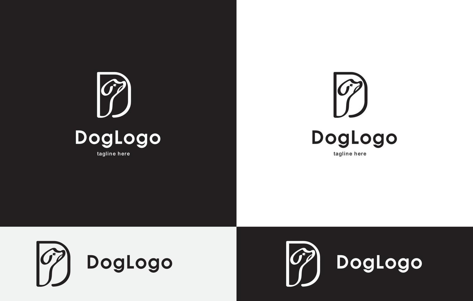 D Letter Logo Design Vector Art eps