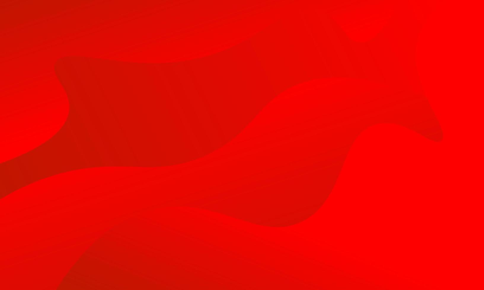 Red abstract wave vibrant background vector
