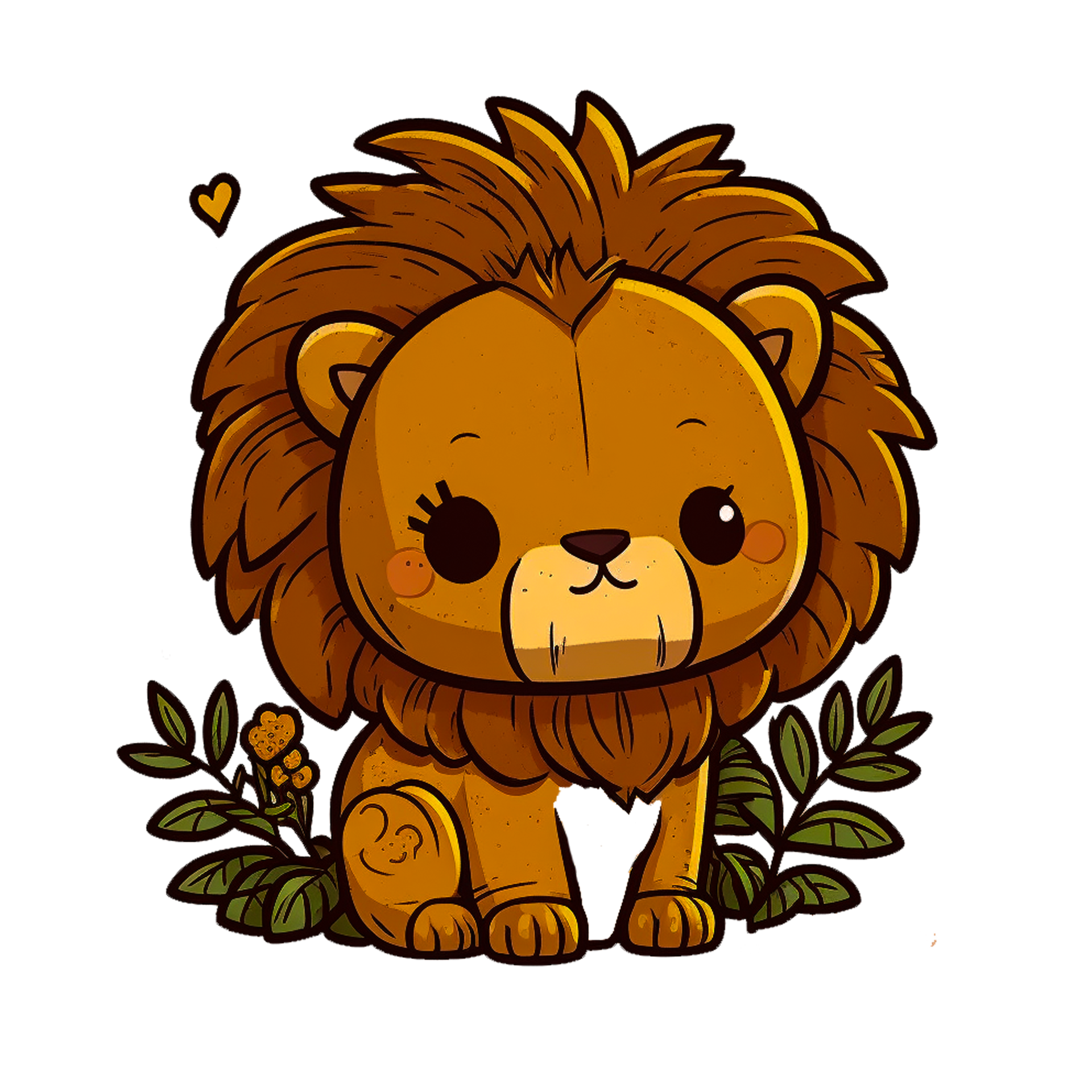 cute lion cartoon illustration 22506735 PNG