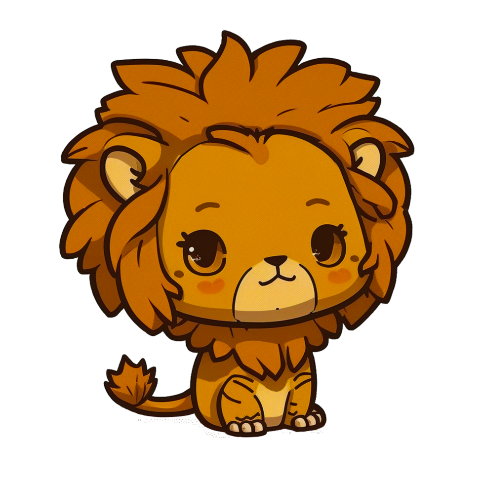 free cute line cartoon icon png