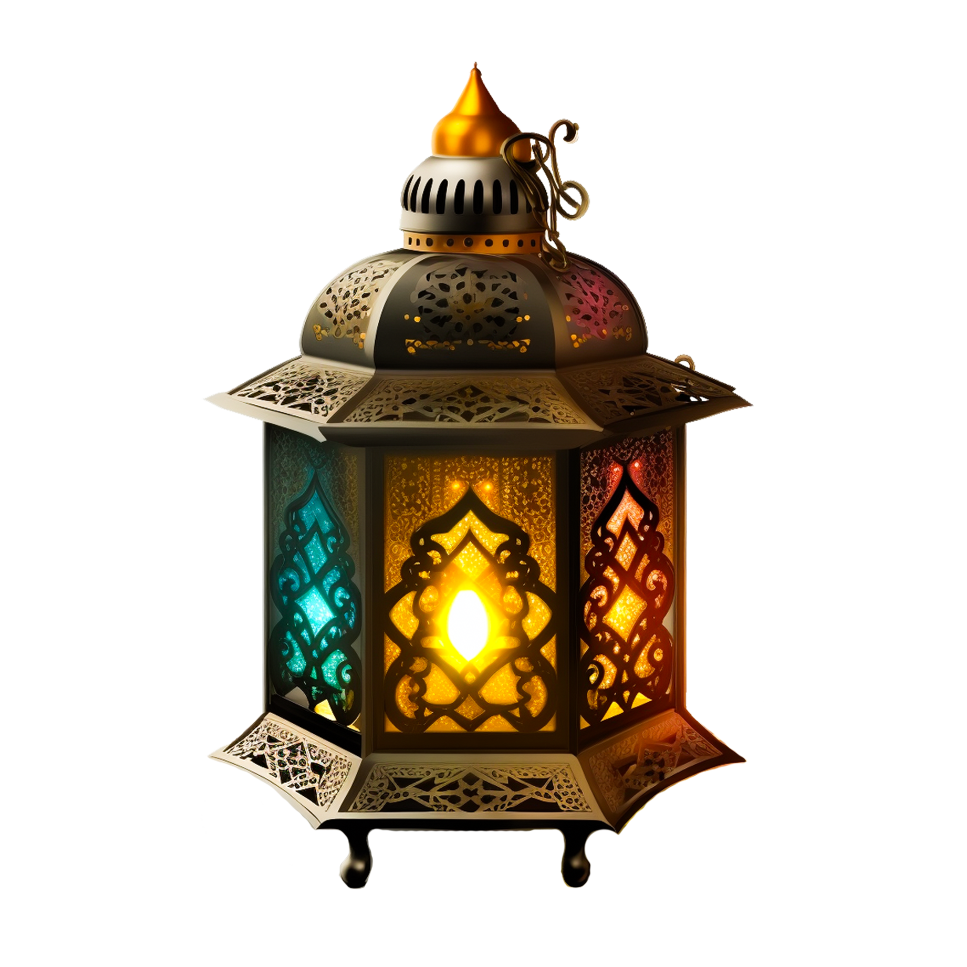 Ramadan kareem dekorativ Arabisch Lampe 22506766 PNG