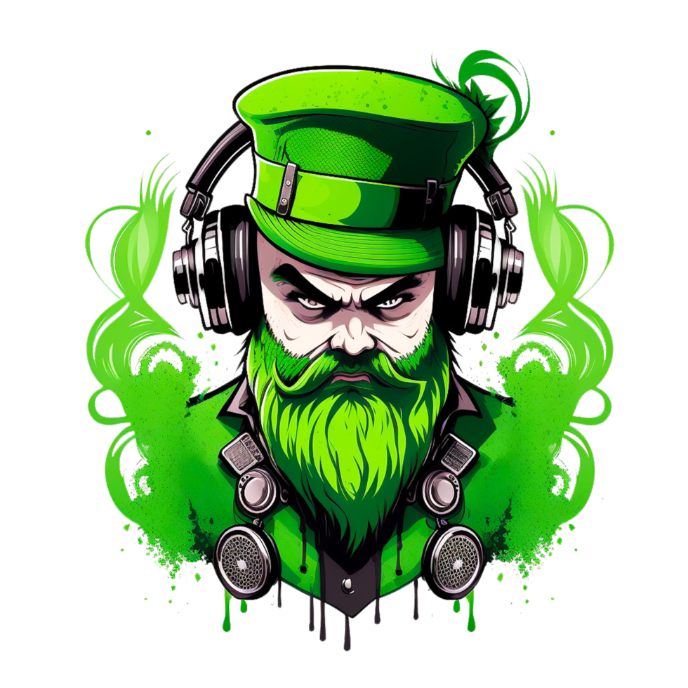 St Patrick day leprechaun icon png