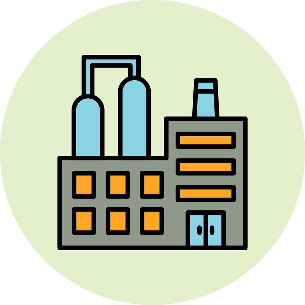 Factory Vector Icon