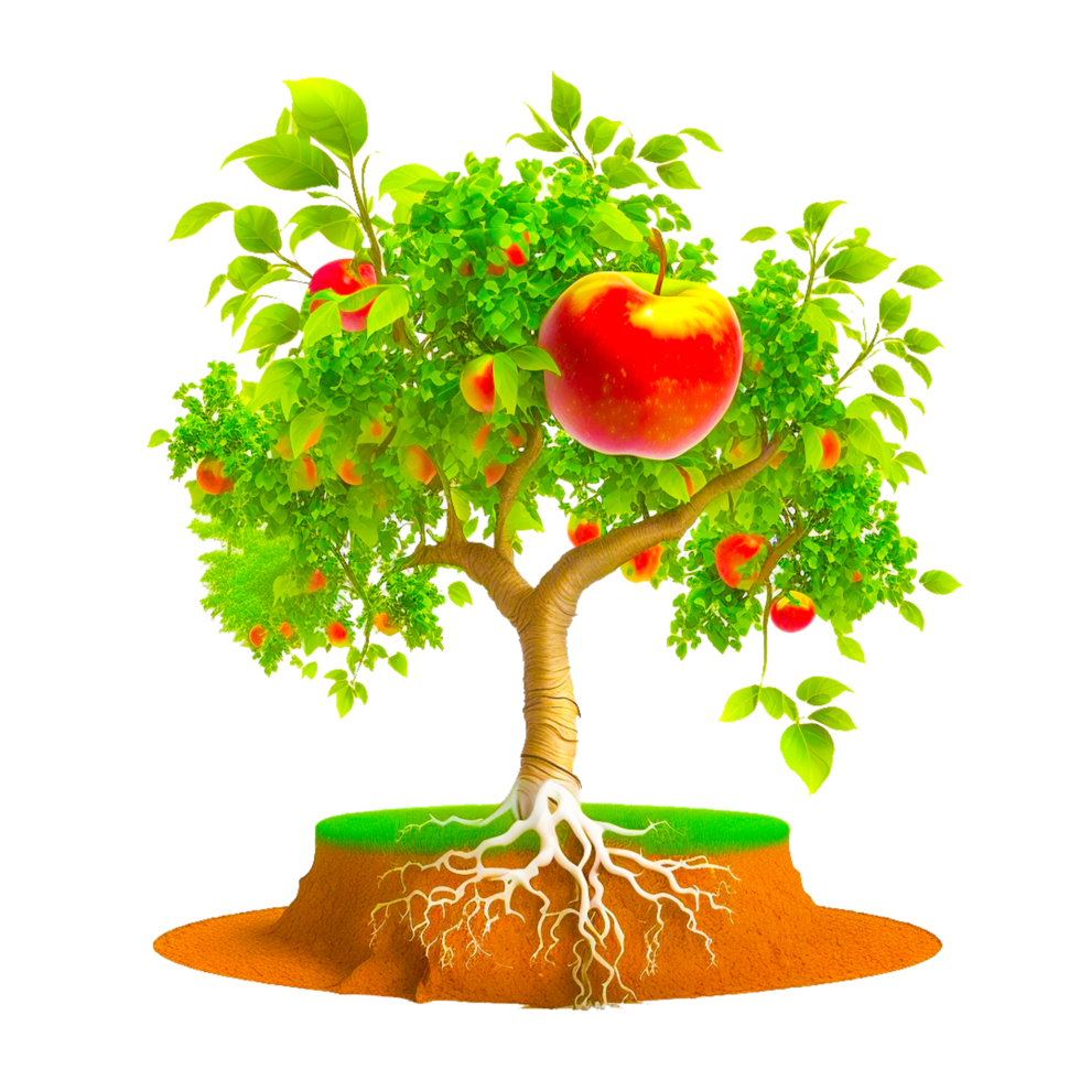 apple tree stock illustration png