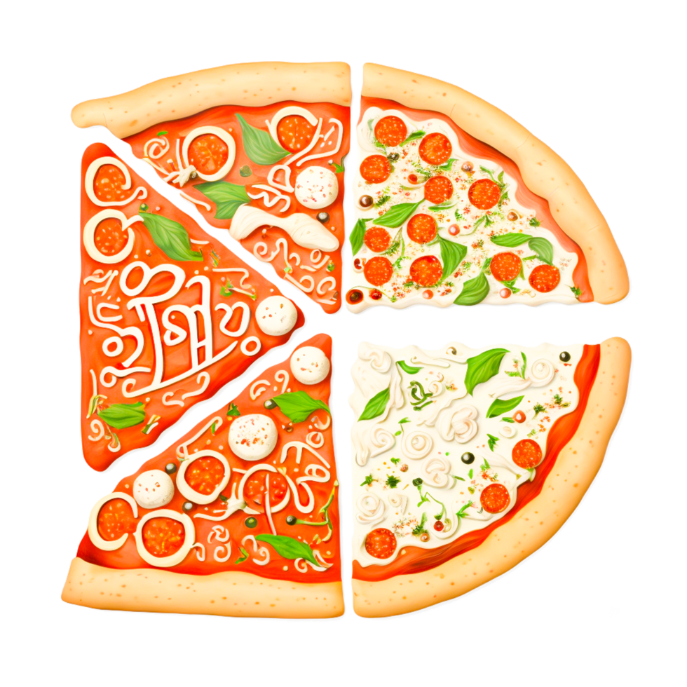 pizza top view stock illustration png