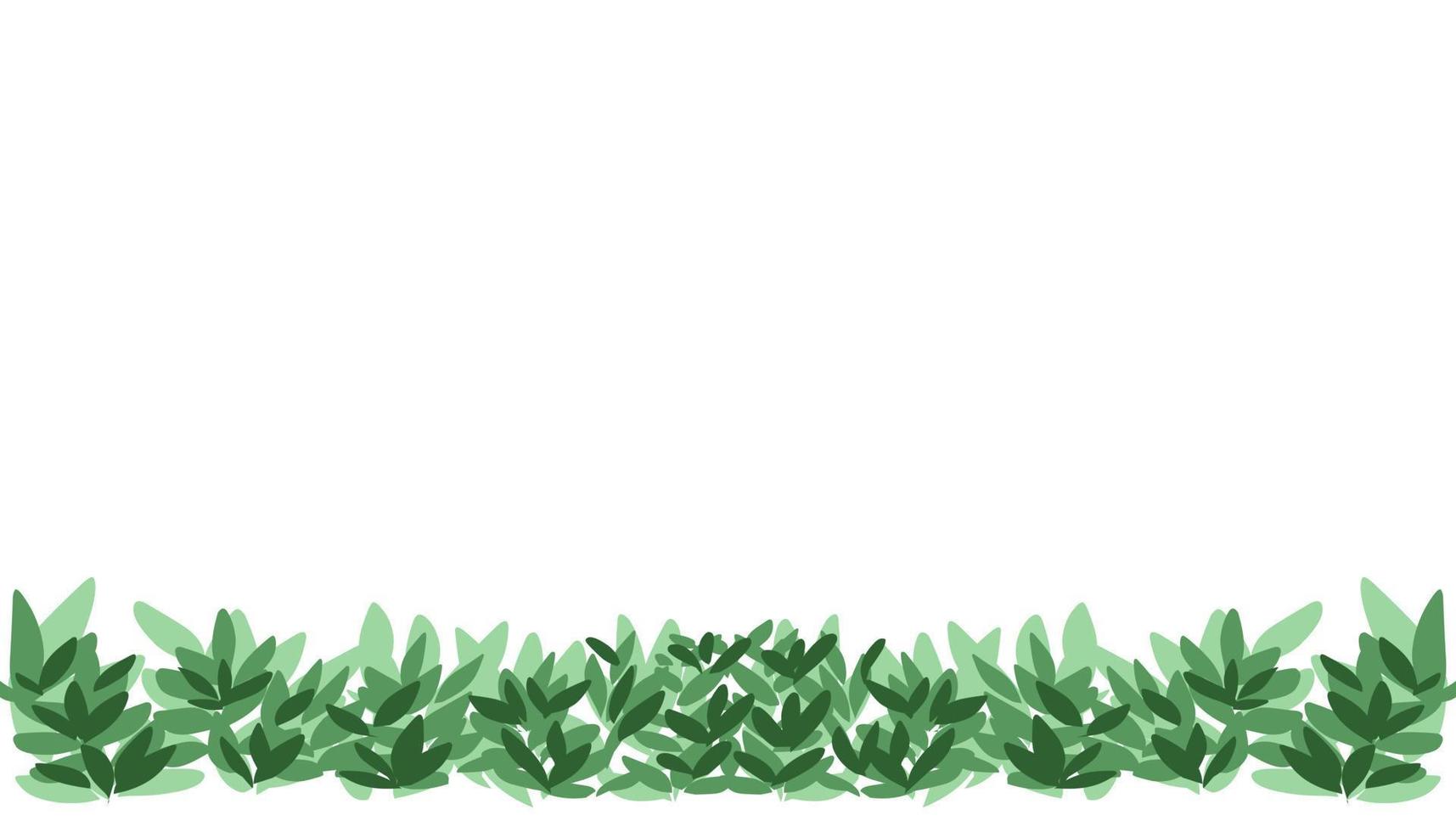 antecedentes ilustración con un montón de césped hojas vector