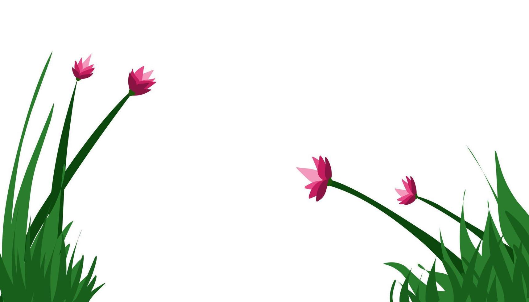 Background illustration with a lotus flower image vector