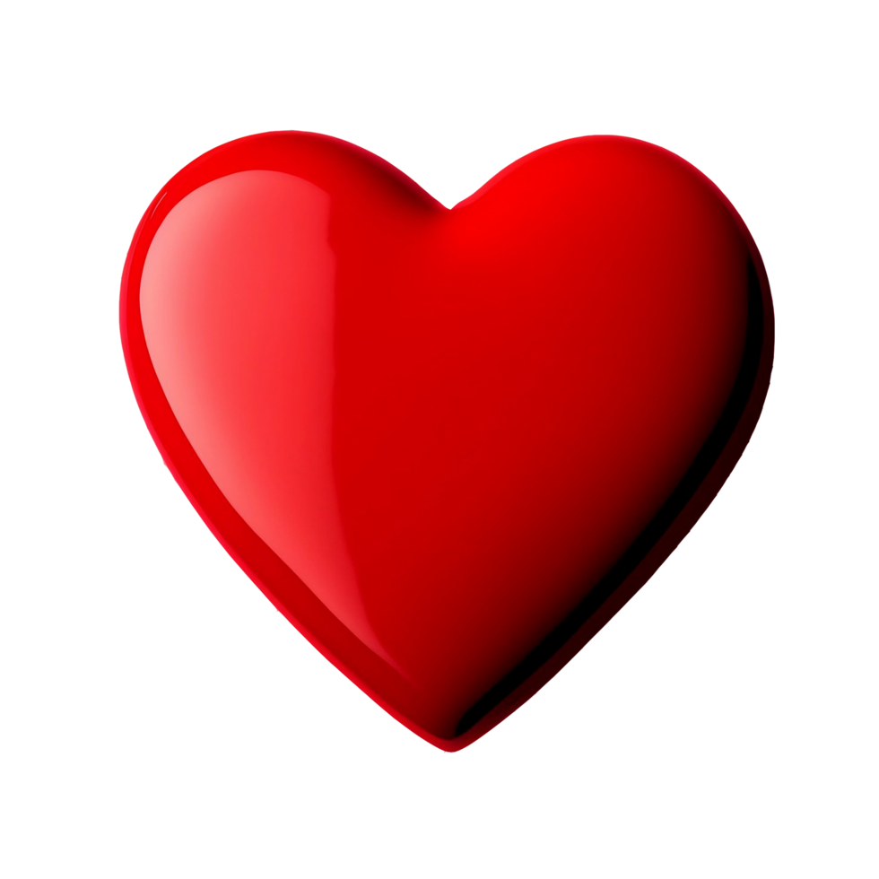 Red heart icon  png free download