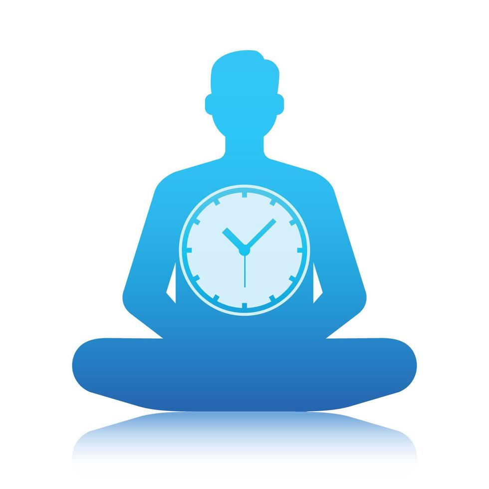 Time of human life vector
