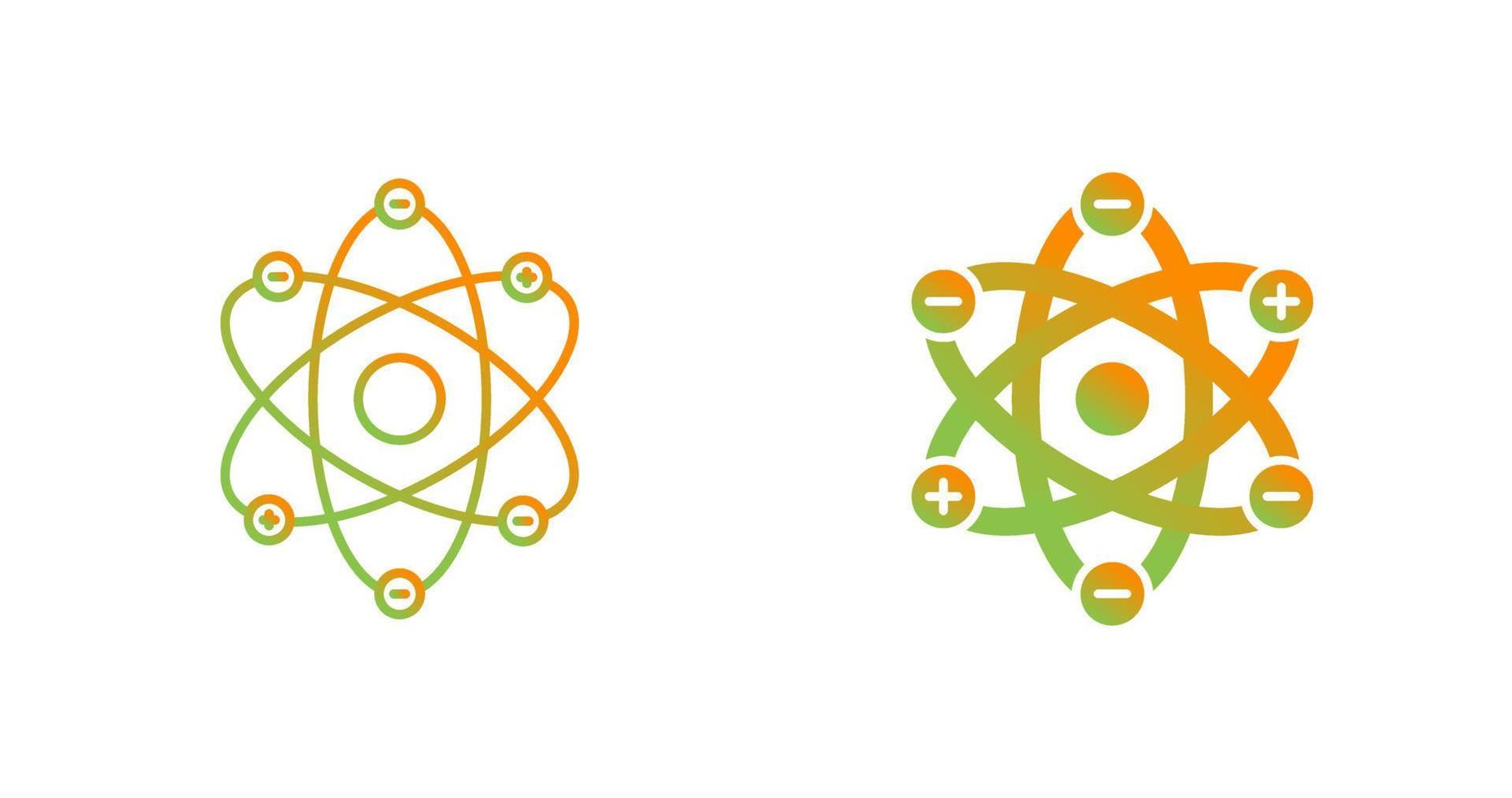 Atom Structure Vector Icon