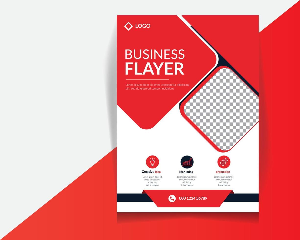 Business flayer Design template. vector