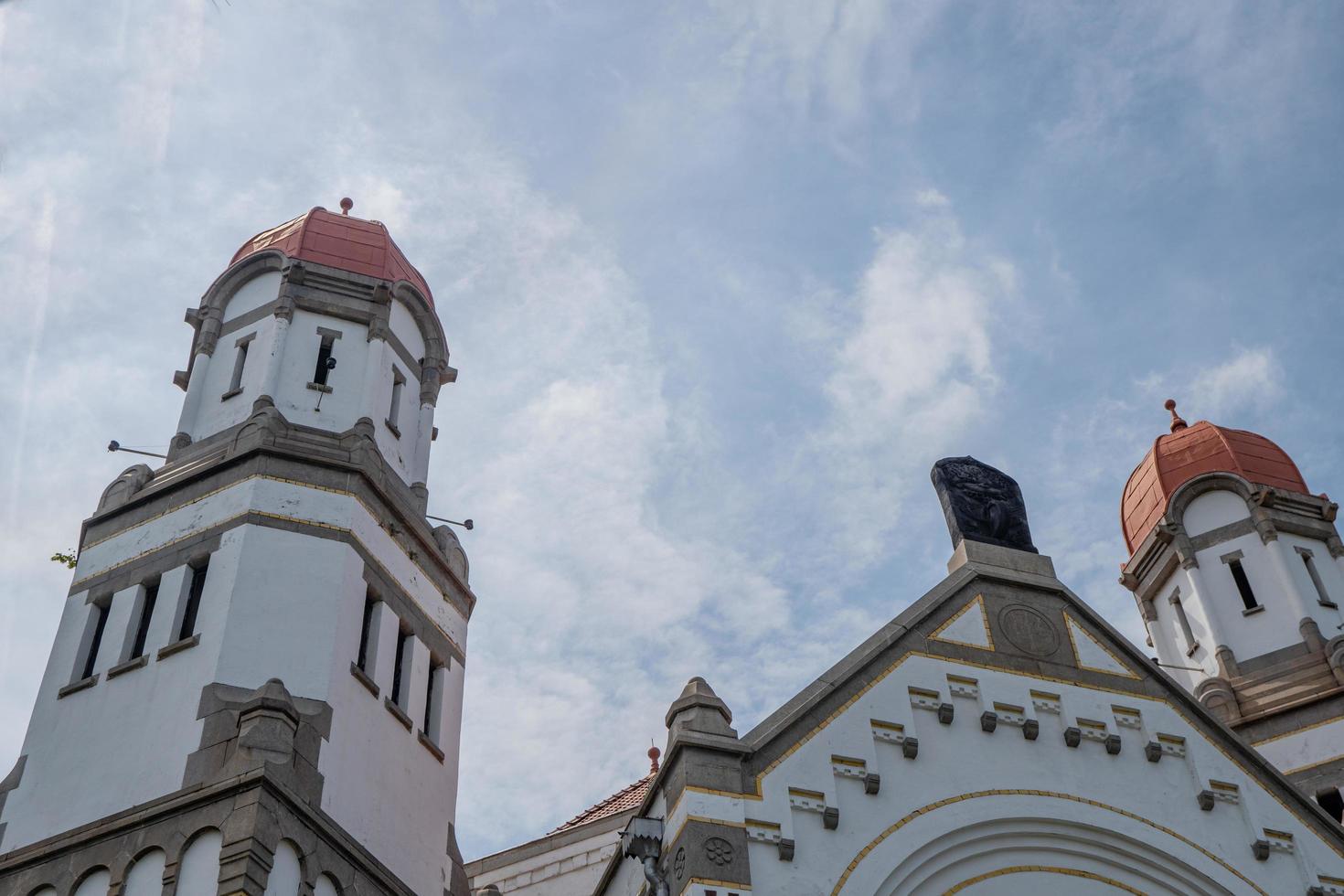 The Old station of Semarang Central Java Semarang, Lawang Sewu. The photo is suitable to use for travel destination, holiday poster and travel content media.