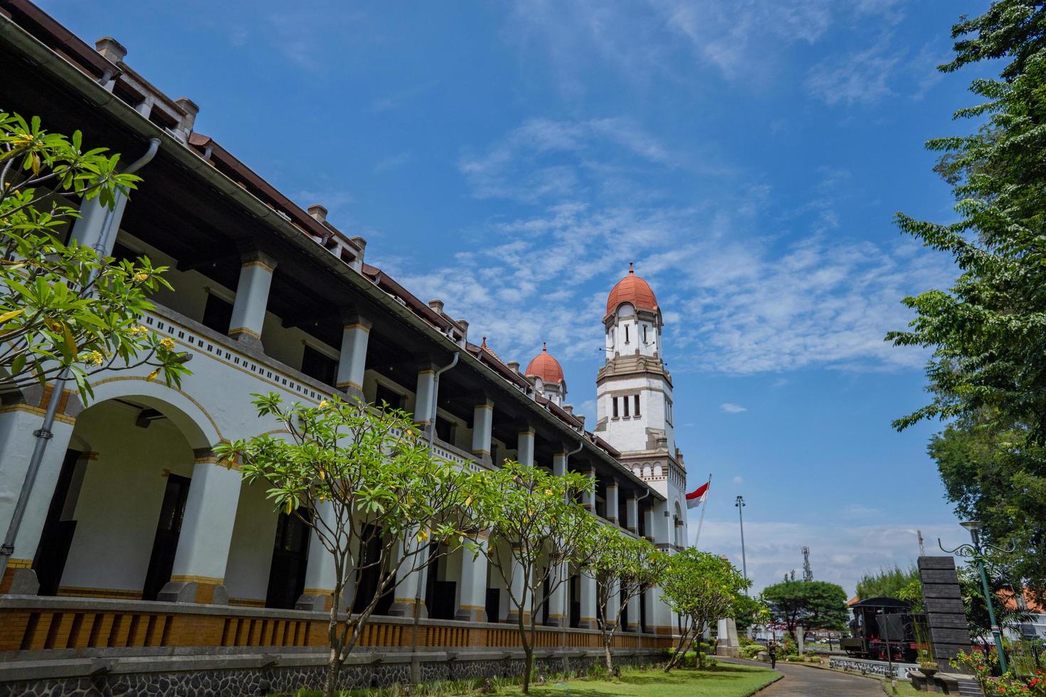 The Old station of Semarang Central Java Semarang, Lawang Sewu. The photo is suitable to use for travel destination, holiday poster and travel content media.