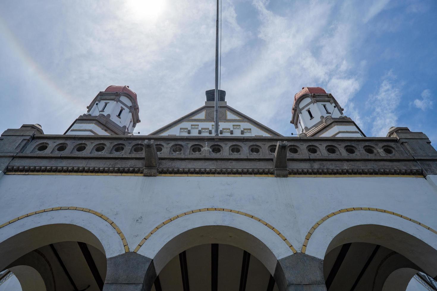 The Old station of Semarang Central Java Semarang, Lawang Sewu. The photo is suitable to use for travel destination, holiday poster and travel content media.