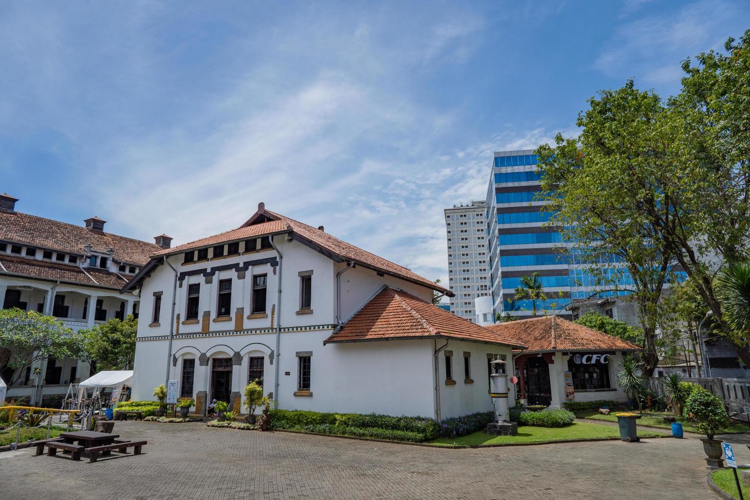 The Old station of Semarang Central Java Semarang, Lawang Sewu. The photo is suitable to use for travel destination, holiday poster and travel content media.