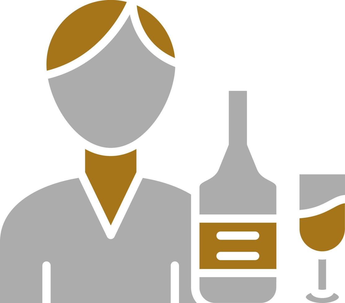 Bartender Vector Icon Style