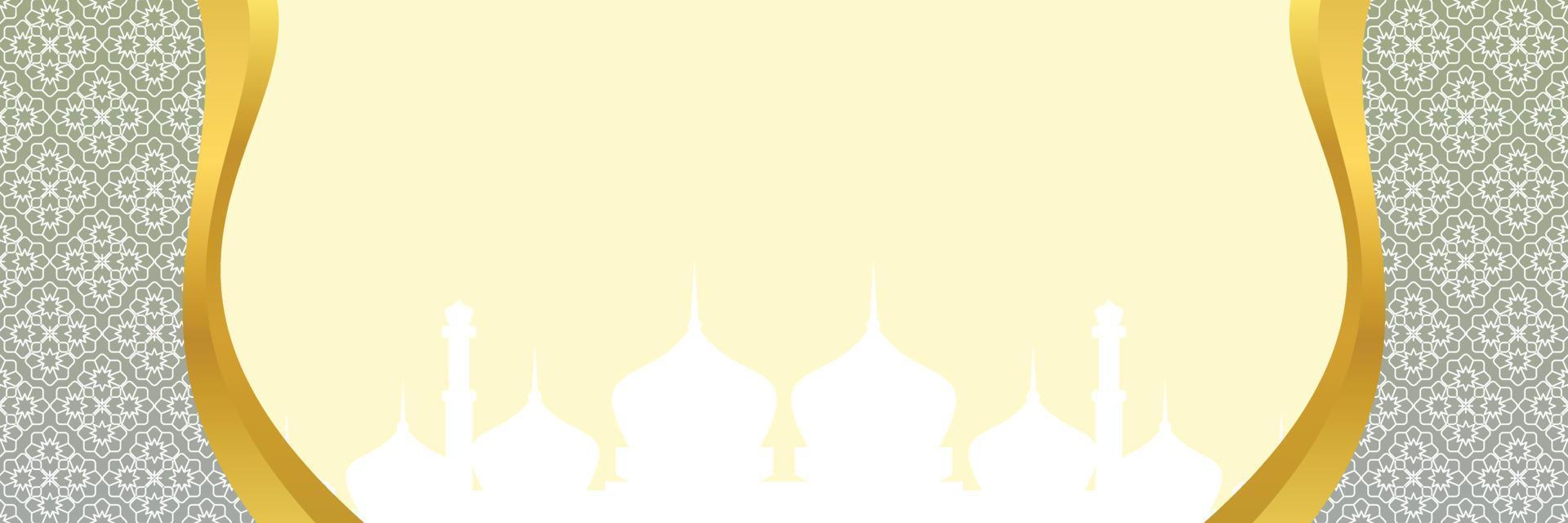 Islamic background, with mandala ornament and mosque silhouette. vector template for banners, greeting cards for Islamic holidays, eid al fitr, ramadhan, eid al adha