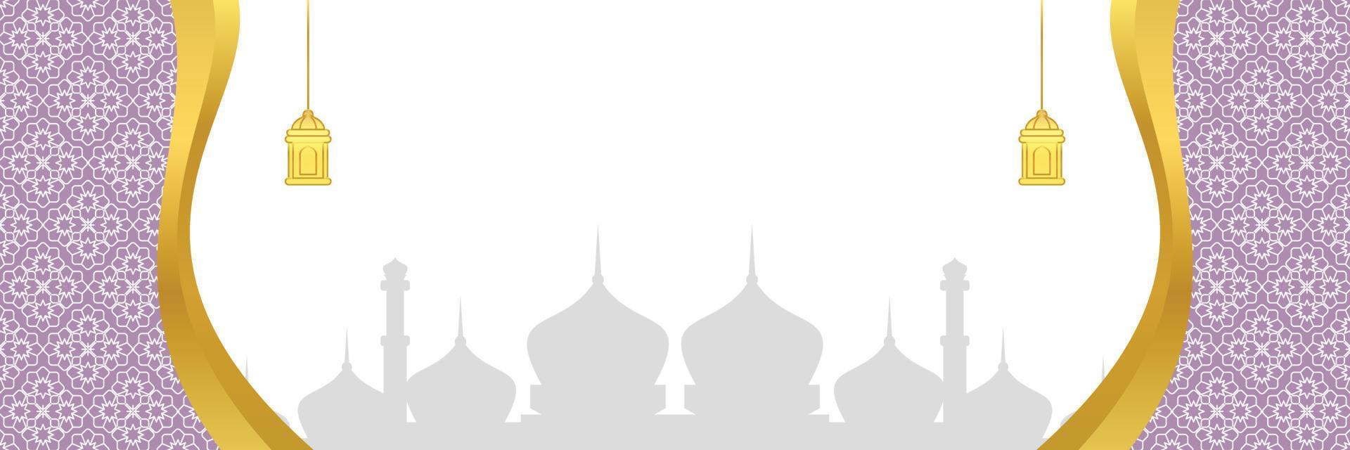 Islamic background, with mandala ornament and mosque silhouette. vector template for banners, greeting cards for Islamic holidays, eid al fitr, ramadhan, eid al adha