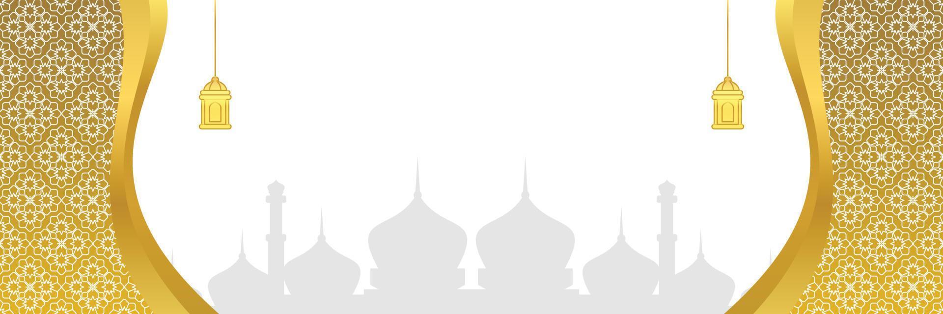Islamic background, with mandala ornament and mosque silhouette. vector template for banners, greeting cards for Islamic holidays, eid al fitr, ramadhan, eid al adha