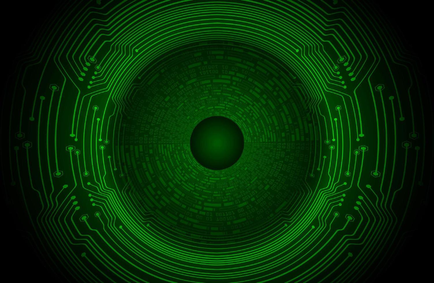 Modern Holographic Circle on Technology Background vector