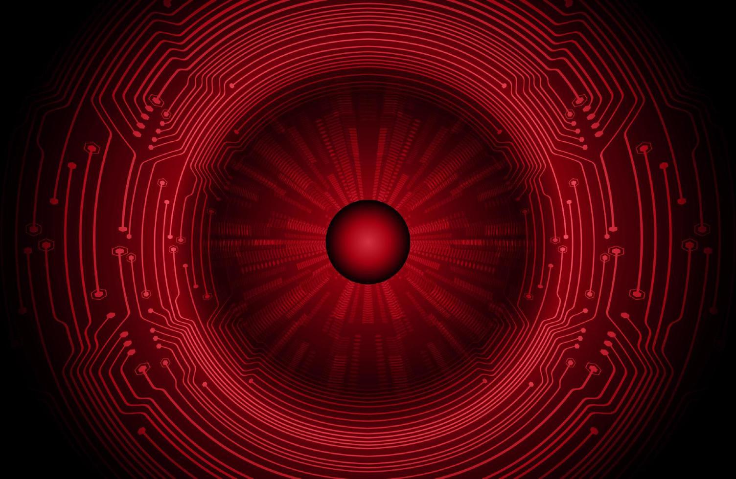 Modern Holographic Circle on Technology Background vector