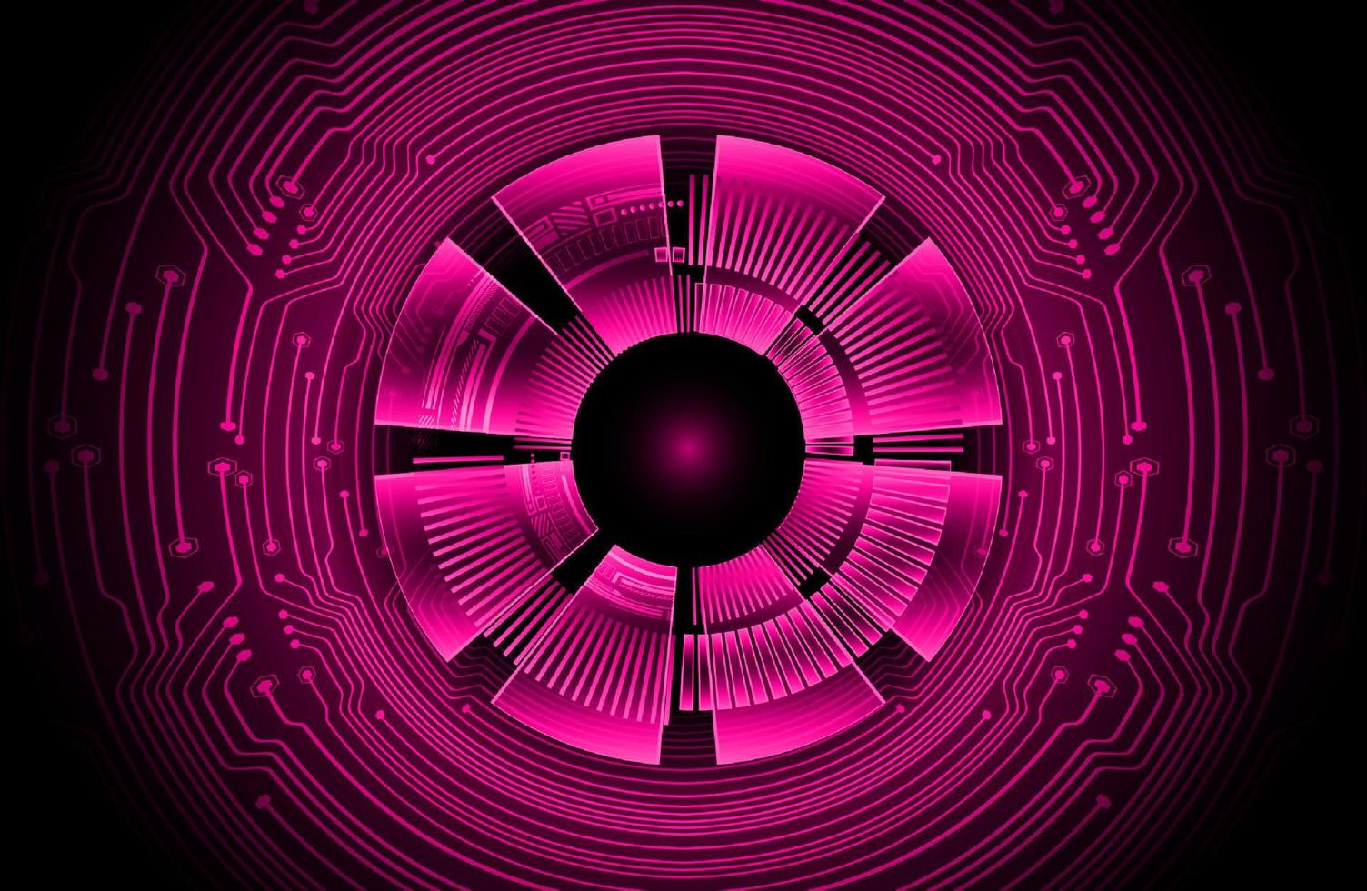 Modern Cybersecurity Eye on Technology Background vector