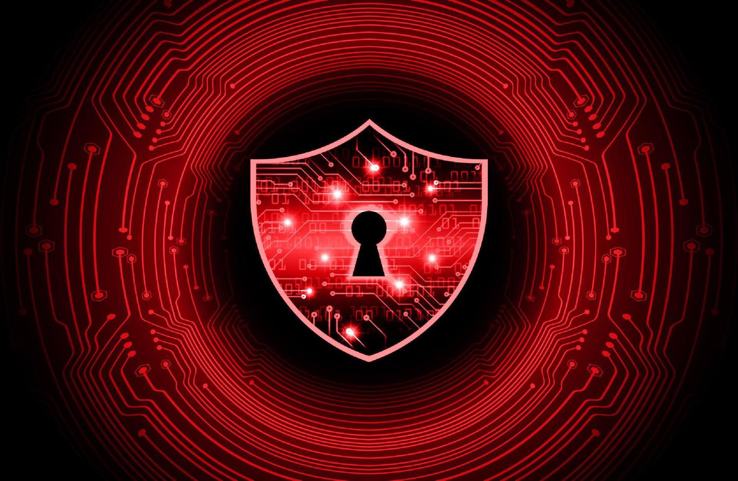 Modern Cybersecurity Technology Background with padlock vector