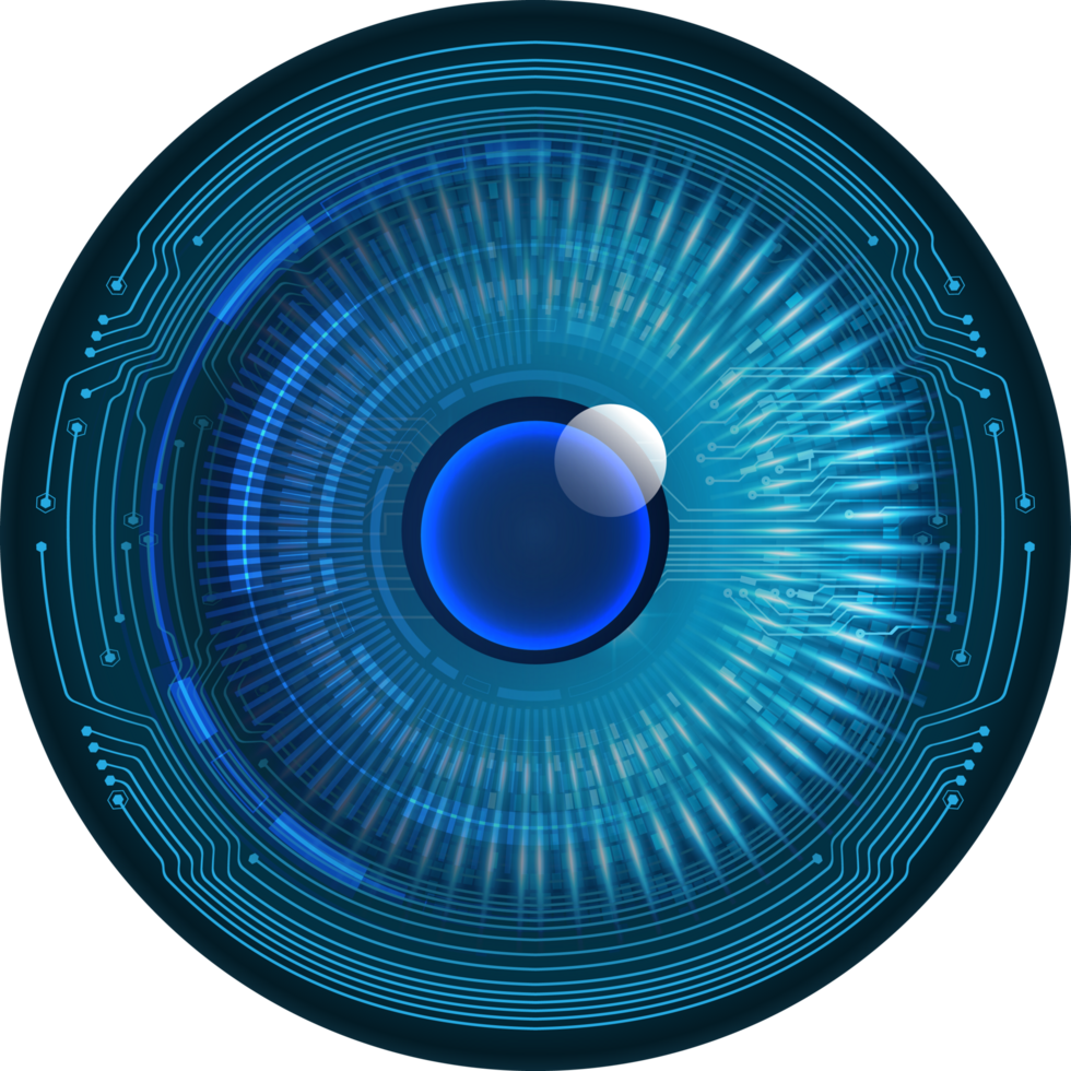 Modern Technology Eye Crop-out png