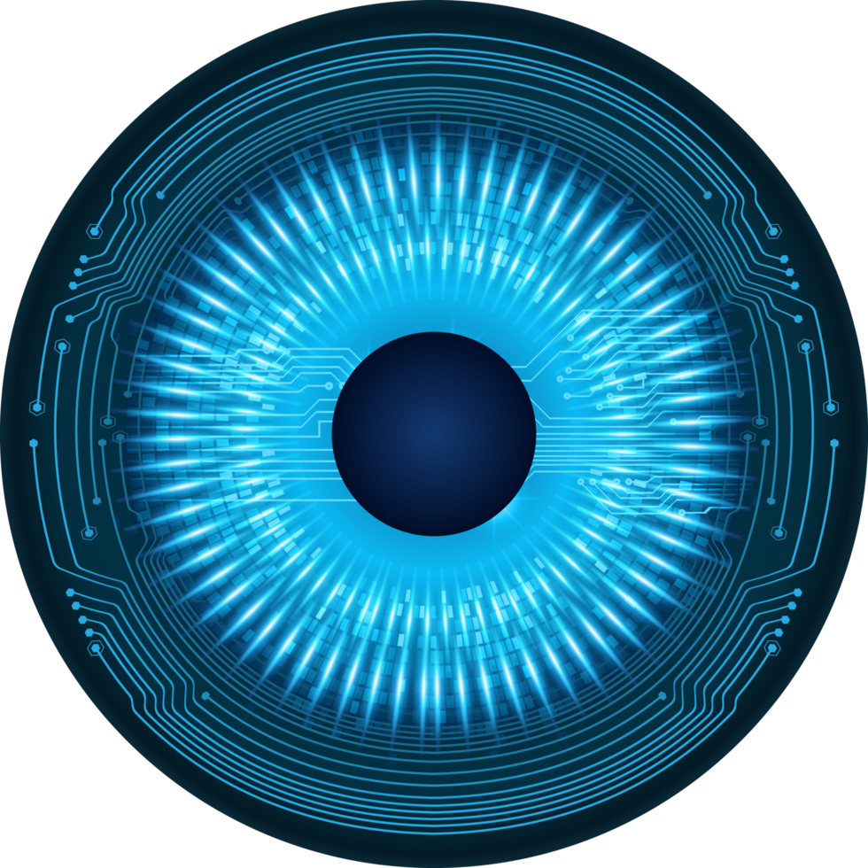 Modern Technology Eye Crop-out png