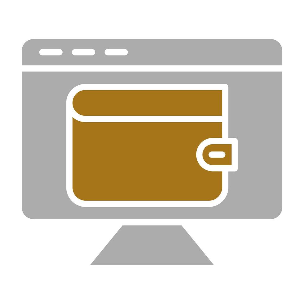 Digital Wallet Vector Icon Style