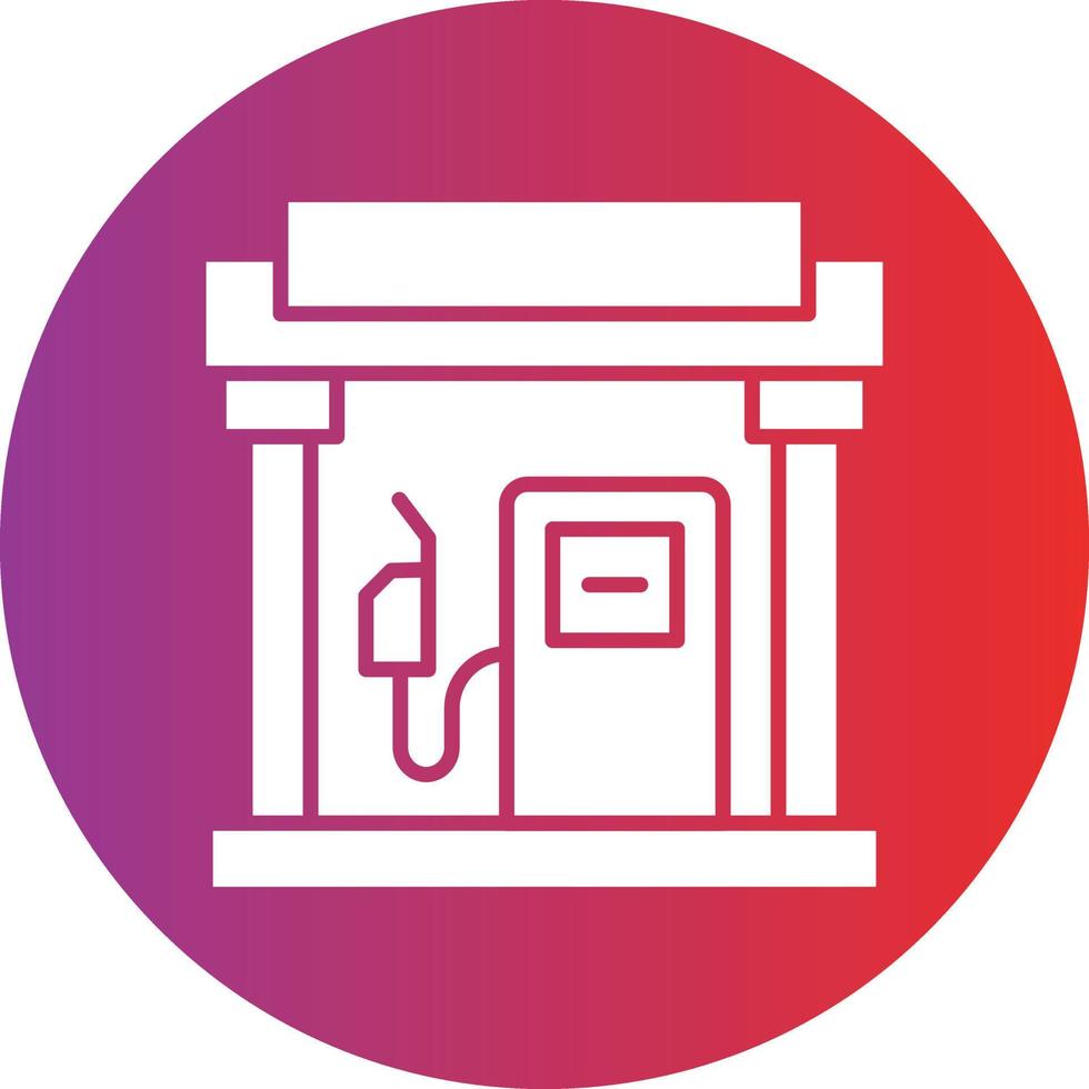Vector Design Petrol Station Icon Style