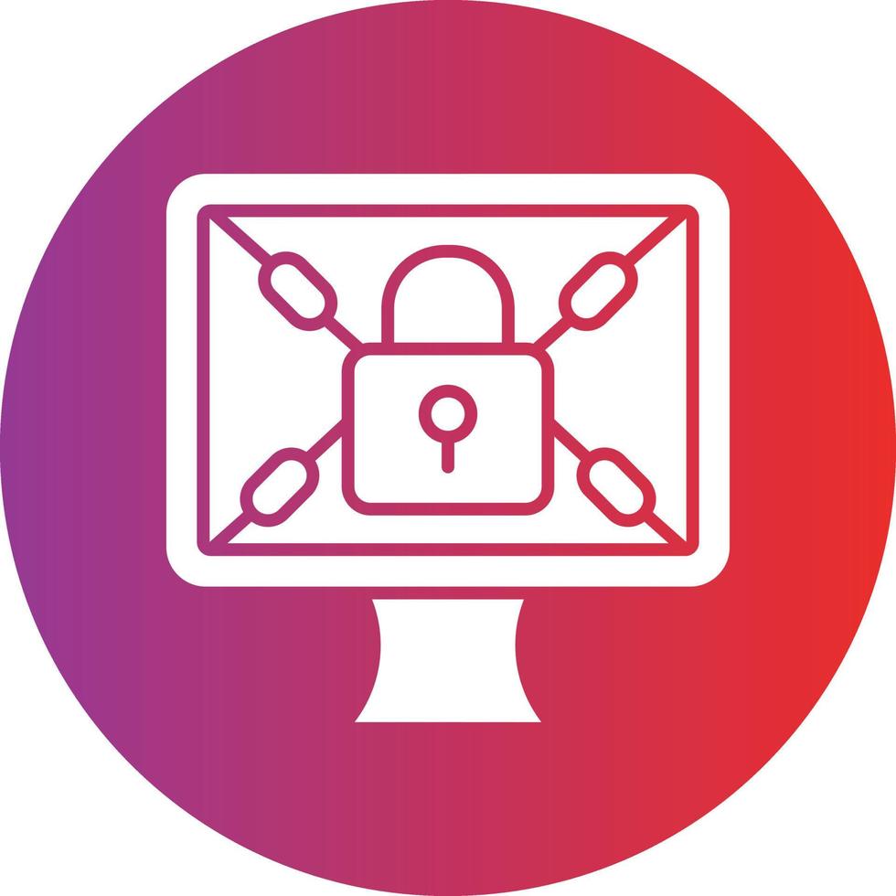 Vector Design Ransomware Icon Style
